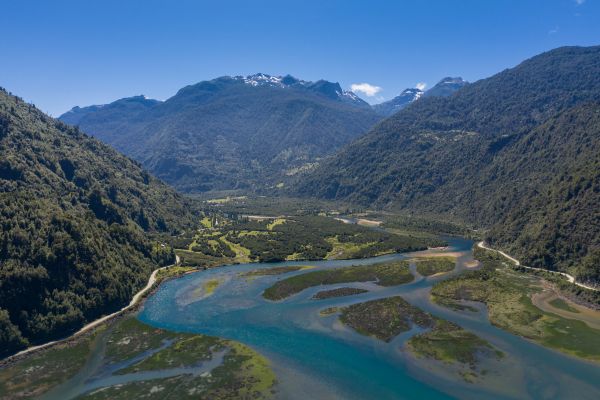  Vista aérea de Cochamo - Parque Nacional Llanquihue 